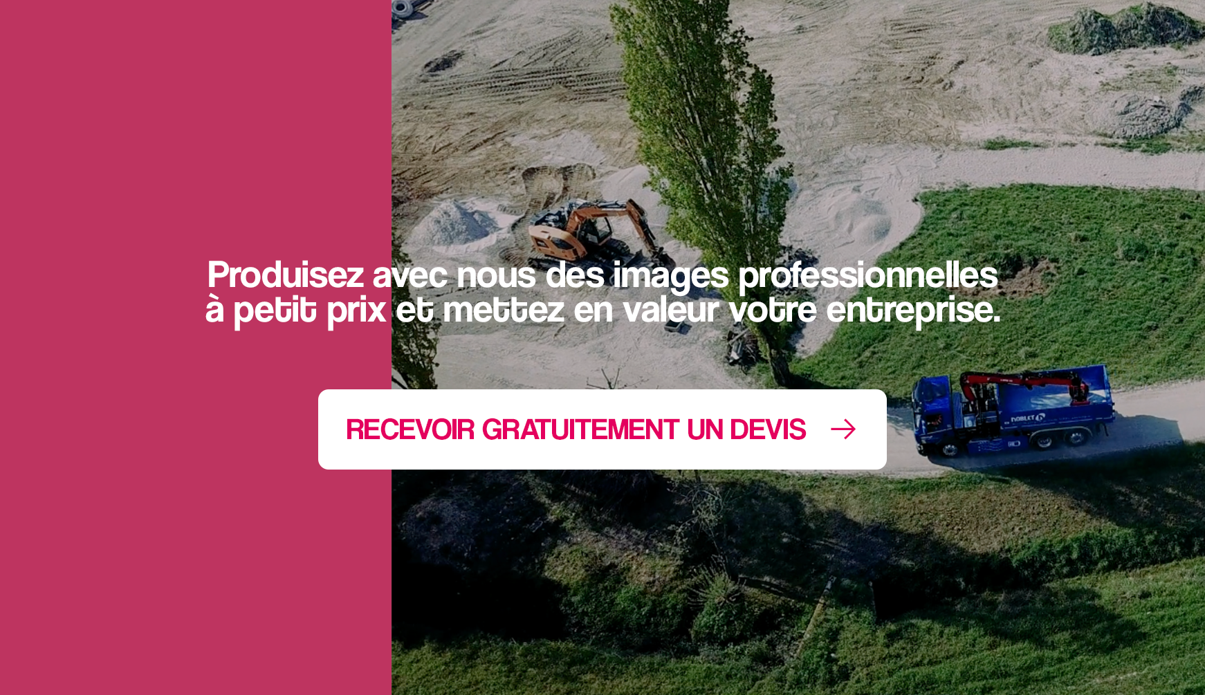 film produit video drone pas cher